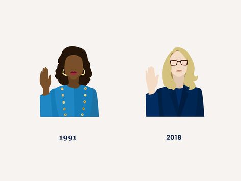 Day 17: Anita Hill and Christine Blasey Ford by Sharon Lee Anita Hill, Social Justice, Wall Collage, Global Community, Ford, Collage, Wall, Beauty, Art