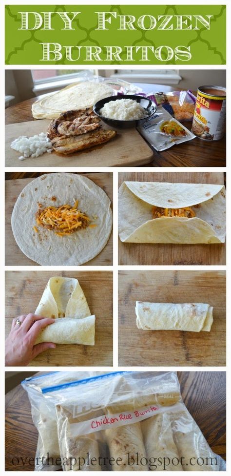 Frozen Chicken And Rice, Chicken And Rice Burritos, Homemade Frozen Burritos, Freezer Burritos, Frozen Burritos, Breakfast Burritos Frozen, Pita Pockets, Teenage Son, Recetas Keto