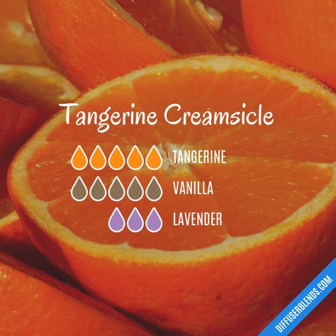 Blend Recipe: 5 drops Tangerine, 5 drops Vanilla, 3 drops Lavender Madame Zeroni, Aromatherapy Diy, Essential Oil Roller Bottle Recipes, Citrus Perfume, Essential Oils For Babies, Aromatherapy Recipes, Essential Oil Diffuser Blends Recipes, Essential Oil Roller Bottle, Essential Oil Diffuser Recipes