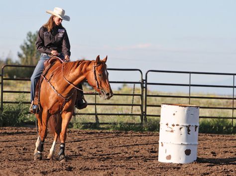 Do-It-Yourself Patterning. Trainer Darla Kennepohl teaches you how to pattern your barrel-racing horse for quick, efficient runs. Homestead Horses, Barrel Horses, Barrel Racing Tips, Riding Exercises, Equestrian Clothes, Training Horses, Fallon Taylor, Pole Bending, Horse Back Riding