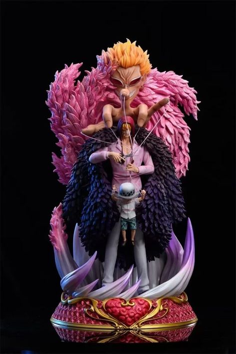 One Piece Corazon, Action Figure One Piece, Childhood Characters, One Piece Figure, 3d Figures, Resin Statue, Anime Figurines, Anime Dolls, Action Figures Collection