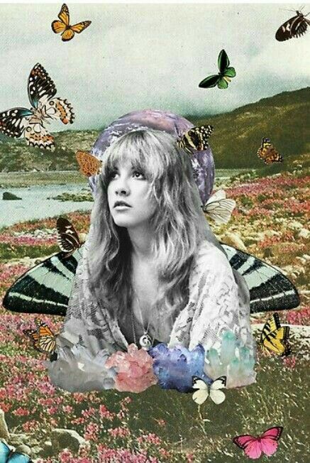 Stevie Nicks Fleetwood Mac, Rock N’roll, Art Nouveau Design, Art Collage Wall, Hippie Art, Fleetwood Mac, Stevie Nicks, Pics Art, Iphone 6s