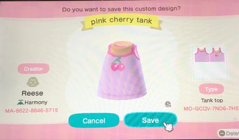 Preppy Animal Crossing Clothes, Acnh Barbie Outfit, Pink Animal Crossing Outfits, Acnh Pink Wallpaper Code, Animal Crossing Y2k Clothes Codes, Acnh Pink Outfit, Animal Crossing Top Designs, Cute Animal Crossing Outfit Codes, Acnh Tops Designs