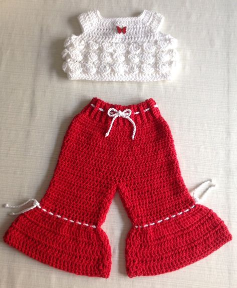 Bell Bottoms Pattern, Crochet Set Pattern, Baby Bell Bottoms, Newborn Pattern, Crochet Bell, Newborn Crochet Patterns, Crochet Baby Dress Pattern, Crochet Pants, Crochet Toddler