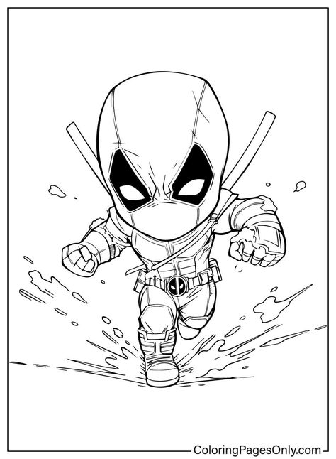 Click the link above and dive into the magical world of creativity on our Pinterest account. Discover a variety of coloring pages that await your inspiration! 😀😙💗 Deadpool Tattoo Stencil, Deadpool Line Art, Ninja Turtles Art Draw, Deadpool Coloring Pages, Chibi Deadpool, Wolverine Cartoon, Pen Vector, Deadpool Tattoo, Deadpool Drawing