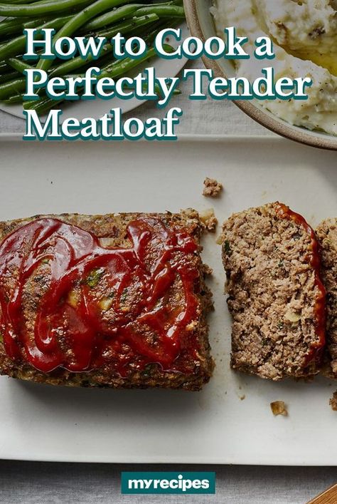 Learn how to cook a perfectly moist meatloaf, no matter what the circumstances. Find out the ideal internal temperature for meatloaf, then check out our tips on how to keep it from drying out in the oven. How To Keep Meatloaf Together, Baked Meatloaf In Oven, How To Make A Meat Loaf In The Oven, Meatloaf Internal Temperature, Moist Meatloaf Recipes Best Easy, Meatloaf Oven Temperature, Microwave Meatloaf Recipes, Meatloaf Cooking Time Oven, How To Make A Meatloaf