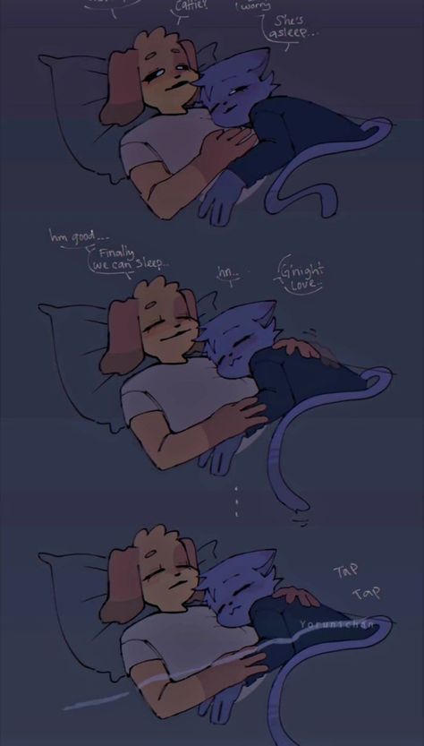 Catnap X Dog Day Fanart, Funny Anime Couples, Nap Day, Naps Funny, Poppy Drawing, Dog Day, My Little Pony Comic, Easy Doodles Drawings, Fnaf Funny