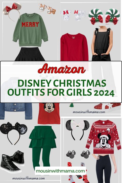 Are you taking your little princess to Disney World for Christmas? Want her to be adorable and comfortable? Check out this article where you will find cute Disney Christmas outfit ideas that are conveniently available from Amazon. 

Disney Outfits Girls | Disney Christmas Outfits 2024 | Disney Christmas Outfits Ideas | Disney Outfits for Girls Disney Christmas Dress, Women’s Christmas Disney Outfit, Disney On Ice Outfit For Mom, Disney Holiday Outfits, Disney World Christmas Outfit, Christmas Outfits For Girls, Christmas Disney Outfits, Outfit Inspo Christmas, Disney Outfits Girls