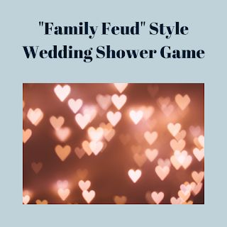 Family Wedding Shower Ideas, Couple Wedding Shower Games, Couples Wedding Shower Games, Bridal Shower Questions, Family Feud Game, How Many Bridesmaids, Wedding Questions, Couple Wedding Shower, Bridal Games