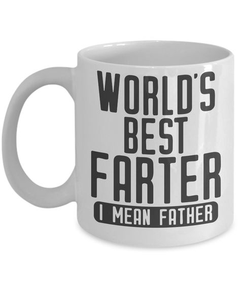 Farter Gift Idea Funny Dad Fathers Day White Coffee Mug Birthday Christmas 11/15 Oz From Daughter. Unwind with a cozy cup of cocoa in our cozy mug, showcasing a minimalist design that effortlessly complements your relaxation moments.  . #coffee #dad fathers #funny dad #dad father #white coffee #day christmas #birthday christmas #christmas #Mugs #Alwaysky Emotional Gifts, Diy Gifts For Dad, New Dad Gift, First Fathers Day Gifts, Funny Gifts For Dad, Best Dad Gifts, Funny New, Gifts For New Dads, First Fathers Day