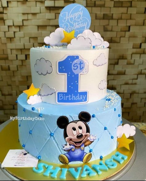 Cake For Baby Boy 1 Year, Baby Boy Birthday Cake 1 Year, Birthday Cake 1 Year, Cake 1 Year, 1st Birthday Cake Designs, Cake For Boy, Boys 1st Birthday Cake, Baby Boy Birthday Cake, Bride And Groom Silhouette