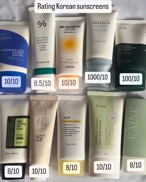 Comment your favorite sunscreen down below!🤭 . . . #sunscreen #sunscreeneveryday #bestsunscreen #koreanskincare Best Korean Sunscreen, Korean Sunscreen, Sun Cream, August 20, Beauty Skin Care Routine, Korean Skincare, Aesthetic Makeup, Care Routine, Beauty Skin