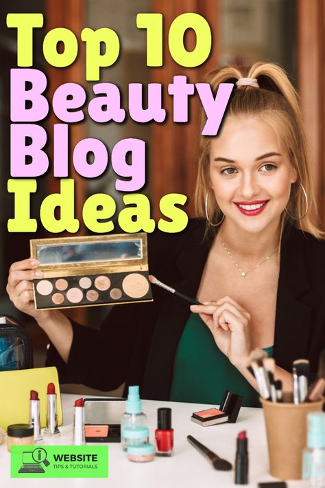 So you know you want a beauty blog. But do you want to consider having more of a niche to your blog? We go over the 10 best niche ideas for a beauty blog. Includes cruelty-free makeup, environmentally friendly, Korean skincare & more #beautyblog #beautyblogger #Koreanskincare #beautyblogideas #crueltyfreemakeup #makeupblog #skincareblog #beyourownboss #makemoneyonline #earnmoneyonline #blogideas #becomeablogger #homebusinessideas #startingablog #startyourownbusiness #bloggingformoney #startablog Beauty Blog Ideas, Fashion Blogging, Niche Ideas, Shopify Marketing, What To Write About, Black Skin Care, Small Business Start Up, Website Tips, Blogging Inspiration