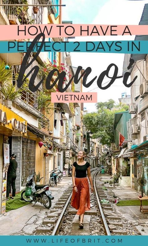 Headed to Hanoi and curious how to see the best of the city in just two days!? I walk through the perfect 2 day Hanoi itinerary plus all the best Vietnam travel tips you need for a smooth trip! Only at lifeofbrit.com #HanoiVietnam #2daysinhanoi #DiscoverVietnam Street Crossing, Vietnam Itinerary, Vietnam Voyage, Vietnam Travel Guide, Visit Vietnam, Lombard Street, Travel Destinations Asia, Ha Long, Danang