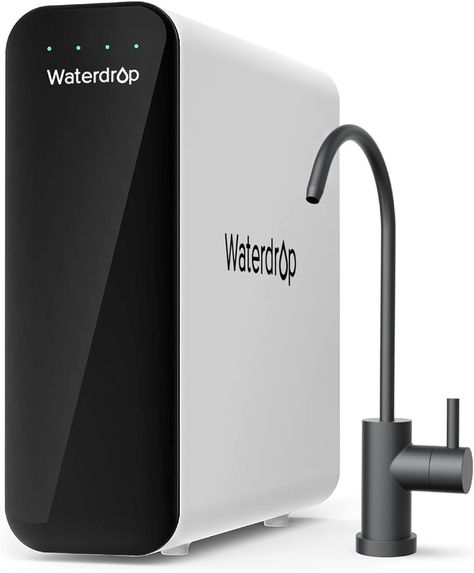 Waterdrop TSU 0.01μm Ultra-Filtration Under Sink Water Filter System, 3-Stage High Capacity, USA Tech, Smart Panel, No Waste Water, 2 Years Lifetime: Amazon.com: Tools & Home Improvement Under Sink Water Filter, Youtuber Dr, Sink Filter, Smart Panel, Matte Black Faucet, Sink Water Filter, Water Filter System, Black Faucet, Water Drip