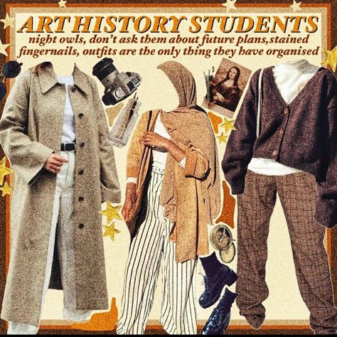 History Student Outfit, History Student Aesthetic, Art History Student, Student Outfit, History Student, Student Aesthetic, Future Plans, Aesthetic Outfit, Art History