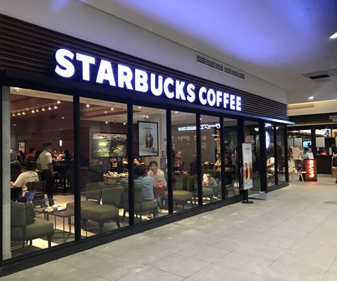 Starbucks Ayala 30th Mall Pasig City Philippines Starbucks Philippines Aesthetic, Ayala Mall, Tagaytay Philippines, Pasig City, Starbucks Store, Airport Aesthetic, Shang Chi, Mall Stores, Storefront Design