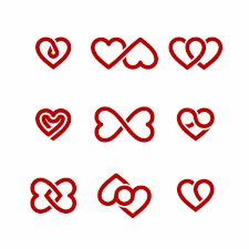 Infinity Graphic Design, Infinity Graphic, Infinity Drawings, Clever Tattoos, Modern Heart, Heart Tattoo Designs, Infinity Design, Heart Hands Drawing, Heart Illustration