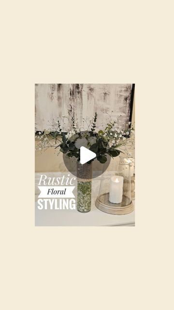 Vase Styling, Cubby Hole, Rustic Centerpieces, Vase Arrangements, Centerpiece Ideas, Centre Pieces, Styling Ideas, Floral Style, Art Floral