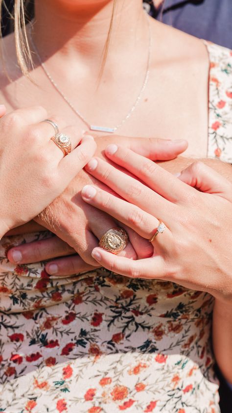 Engagement Photos Ring Hands, Engagement Photos Focus On Ring, Engagement Photos Close Up Ring Shots, Aggie Engagement Photos, Ring Day Aggie, Aggie Ring Day, Aggie Wedding, Ring Photoshoot, Aggie Ring