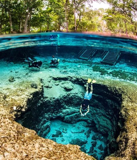 Crystal Clear Waters at Ginnie Springs, Florida - Unusual Places Ginnie Springs, Travel Destinations Photography, Springs Florida, Greece Travel Guide, Usa Beaches, Travel Bucket List Usa, Usa Travel Destinations, Beautiful Places In The World, Florida Travel