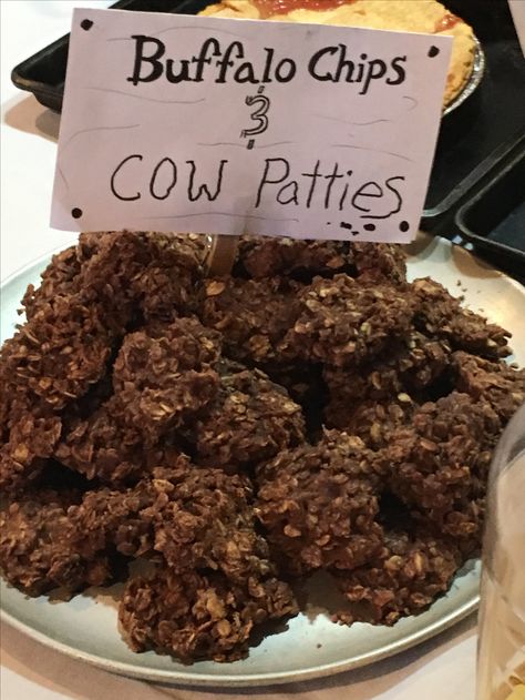 Cowboy Theme Party Snacks, Wild West Snacks, Western Party Snacks, Western Theme Food, Finger Sweets, Cowboy Snacks, Cow Patties, Western Themed Party, Cowboy Food