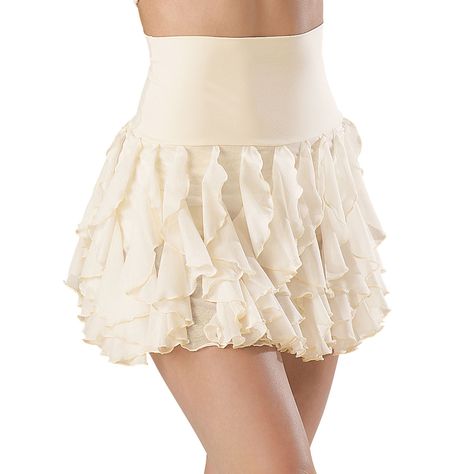 High-Waist Waterfall Cascade Ruffle Skirt; Balera High Wasted Skirt, Pink Ruffle Skirt, White Ruffle Skirt, Waterfall Skirt, Lace Turtleneck, Frilly Skirt, Draped Skirt, Kinds Of Clothes, Cute Skirts