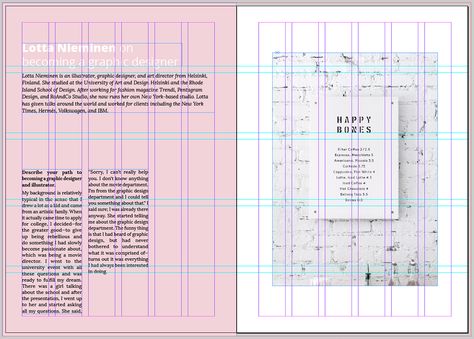 Typography - Magazine Design Project - My Process on Behance Grid Magazine Layout, Magazine Grid Layout Design, Process Design Layout, Process Book Design, Layout Editoriale, Grid Design Layout, Typography Magazine, Pentagram Design, Editorial Design Layout