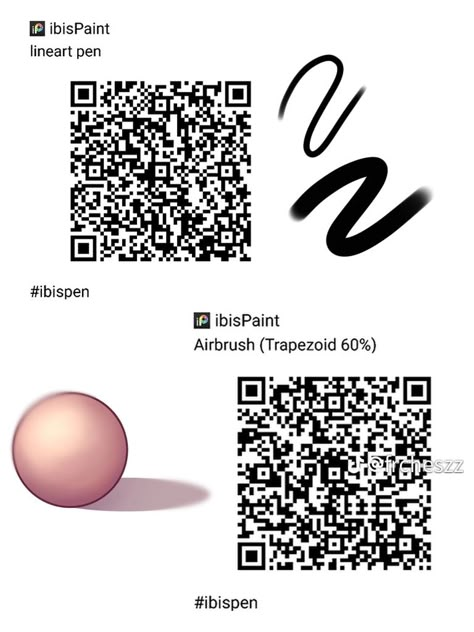 Ibs Paint Qr Codes, Brush Code Ibis Paint, Ibs Brushes, Brush Ibispaint Code, Ibis Code, Ibs Paint, Ibispaint Brushes, Brush Codes, Ibis Brushes