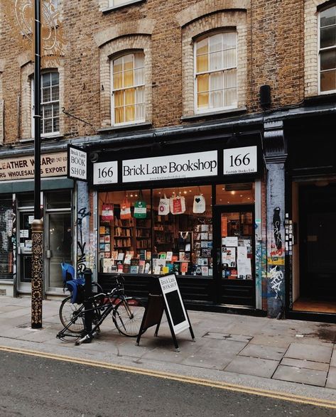 Brick Lane Bookshop, London 📷@frasertakesphotos Normally on a Sunday it would be impossible to get a people-less capture of… | Instagram Shop Fronts, Brick Lane, The Good Witch, Shop Front, Chronicle Books, Store Front, Dream Home Design, City Life, Philosophy