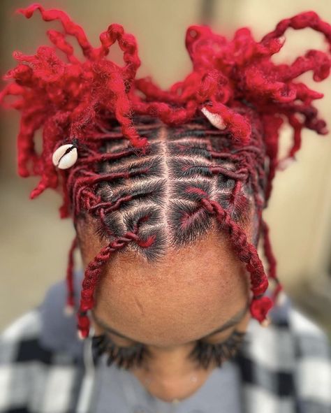 Loc Styles For Short Hair Dreadlocks Women, Starter Loc Retwist Styles For Women, Short Dreadlock Styles For Women Black, Dread Mohawk, Kid Locs, Locs Starter, Short Dread Styles, Dreads Locks, Styles Locs