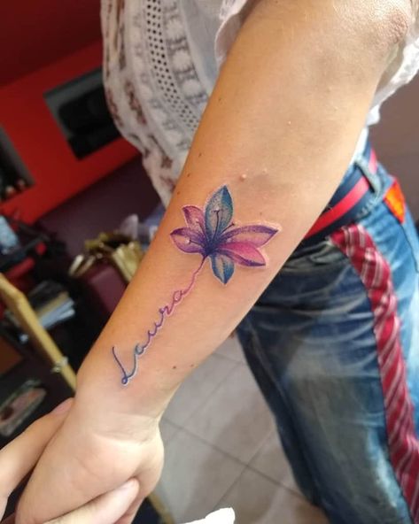 Tattoos For Women Colorful, Color Tattoo Ideas, Cross Tattoos For Women, Best Tattoo Ideas, Best Tattoos For Women, Back Of Shoulder Tattoo, Tattoo Ideas For Women, Tatuaje A Color, Incredible Tattoos