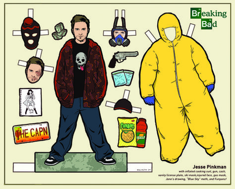 Free Download: "Breaking Bad" Paper Dolls | Man Made DIY | Crafts for Men | Keywords: breaking-bad, tv, amc, culture Yo Mr White, Breakng Bad, Breaking Bad Party, Beaking Bad, Bad Fan Art, Mike Ehrmantraut, Wonka Party, Breaking Bad Jesse, Gus Fring