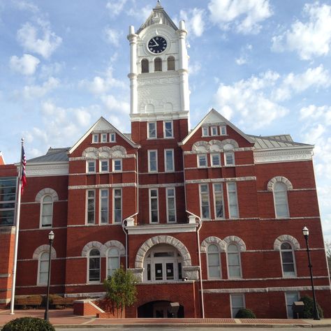 Historic Henry County, GA Courthouse Built 1897, McDonough, GA Georgia On My Mind, Chick Fil A, Vintage Photos, Bedroom Ideas, Georgia, Horses, House Styles, Bedroom, Building