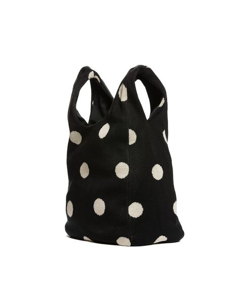 Hansel From Basel - Polka Dot Shopper Museum Store, Basel, Shopper Bag, Yellow Black, Yellow White, Print Patterns, Polka Dot, Polka Dots, Dots