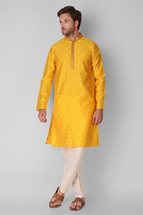 CATALOG: 14100 Price Range Rs. 979/- Ethnic Kurta Payjama Set With Beautiful Woven Designer And Neck Zari Work Festive Looks Just click on the link for any assistance: https://wa.me/919409462680 #MensShirt #BeachShirt #CasualShirt #Boys #CasualWear #Office #Formal #Fancy #Ethnic #Designer #Smart #Dress #LoveForEthnic #FestiveCollection #FestiveWear #Shopping #Family #Gift #Royal #Wedding #Function #Party #HisDress #OneMore #Wardrobe #bollywoodstylefile #ReadymadeDress Men's Kurta Pajama, Dress Saree, Men's Wedding Outfit, Men's Kurta, Chinese Collar, Designer Kurti, Kurta Pajama, Smart Dress, Dupion Silk