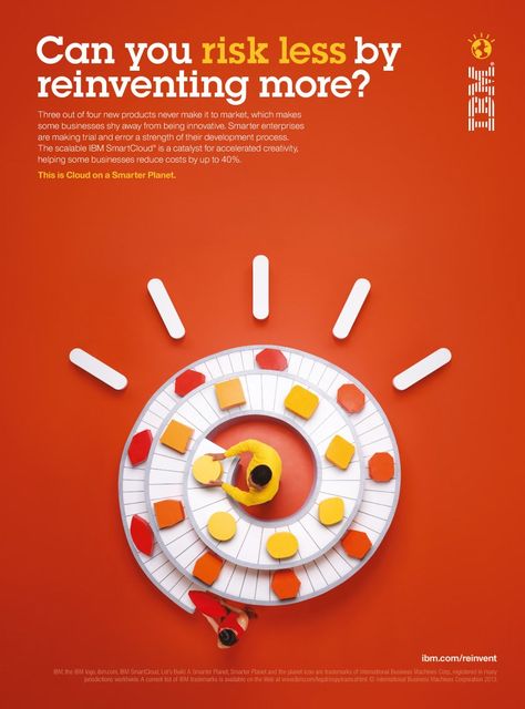 IBM Print ad Planet Icon, Business Leaders, Business Problems, Creative Posters, Ads Creative, Creative Advertising, Packaging Design Inspiration, Business Leader, Design Graphique