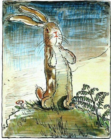 Classic Literatures | "You become. It takes a long time | Facebook The Velveteen Rabbit, William Nicholson, Velveteen Rabbit, Rabbit Illustration, Watercolor Pictures, Easter Inspiration, Rabbit Art, Classic Literature, Childrens Illustrations