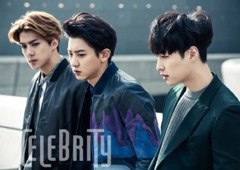 EXO grace the cover of January 2015 issue of 'The Celebrity' | allkpop.com Daily Exo, K Pop Boy Band, Wu Yi Fan, Celebrity Magazines, Beauty Pop, Kim Jongdae, Kim Woo Bin, Lu Han, Slick Hairstyles