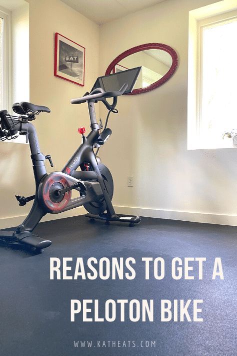 We finally got a Peloton Bike! I resisted getting a Peloton Bike for a long time - until I realized that the benefit is in the community and app more than the physical bike itself (although the bike is great!). We're SO GLAD we we bought one! In this post I'm sharing my thoughts on which bike to get, gear and accessories, why the Peloton is perfect for competitive folks and what we like most about it. #peloton #pelotonbike #homeworkouts #homegym Basement Fitness Room, Weights For Arms, Simple Workout Routine, 5 Minute Meditation, Peloton Bike, Easy Home Improvement, Fitness Room, Hard Workout, Fitness Design