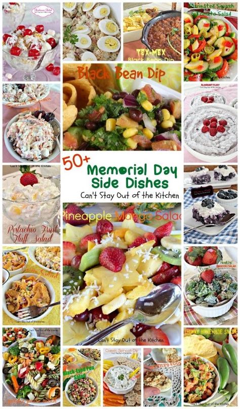 Memorial Day Side Dishes, Chunky Monkey Brownies, Salads Appetizers, Memorial Day Food, Memorial Day Foods, Cookout Sides, Memorial Day Recipes, Cookout Side Dishes, Bbq Side Dishes