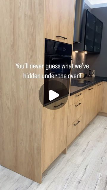 Stolkar. Furniture Factory. | You’ll never guess what we’ve hidden under the oven! 🤔🔍   Dishwasher under the oven – why not? Efficient use of space and a sleek, modern... | Instagram Dishwasher Under Oven, Oven Cabinet, Butlers Pantry, Butler's Pantry, Furniture Factory, Home Repairs, The Oven, Pantry, You Think