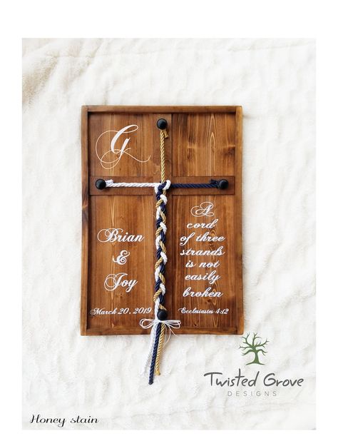 This Wedding Signs item by TwistedGroveDesigns has 28 favorites from Etsy shoppers. Ships from Appomattox, VA. Listed on May 20, 2024 Unity Ceremony Braid, Ceremony Ideas Wedding, Unity Ceremony Ideas, Unity Cross, Cross Sign, Wedding Ceremony Unity, Unity Sand Ceremony, Cord Of Three Strands, Renewal Ceremony