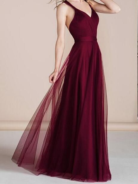 Vestidos Color Vino, Prom Dress Tulle, Prom Dresses Cheap, Burgundy Prom, Dress Display, Tulle Evening Dress, Burgundy Prom Dress, Dresses Cheap, Custom Size Dresses