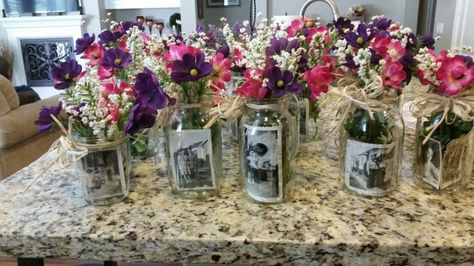 Decor For Family Reunion, Family Reunion Park Decorations, Family Reunion Memory, Fiesta Theme Family Reunion, Family Reunion Party Decorations, Family Reunion Photo Display Ideas, Celebration Of Life Memorial Table Decor, Family Reunion Tree Ideas, Family Reunion Table Decoration Ideas