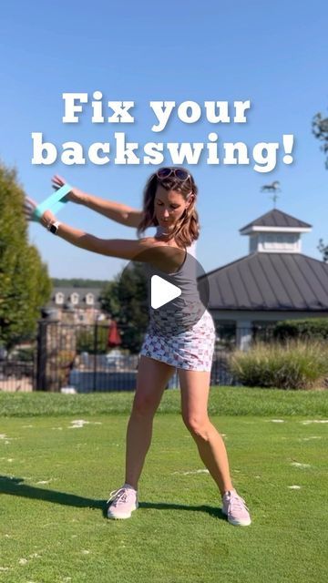 Erika Larkin on Instagram: "Some drills are great exercises and some exercises are great drills … here’s one for your backswing ! #golf #golftips #golfstagram #golfswing" Golf Backswing, Golf Drills, Golf Day, Golf Rules, Golf Exercises, Golf Lessons, Free Courses, Fast Track, Golf Tips