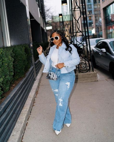 Tamara Renaye on Instagram: "The cool tones. 🤍 Jacket & top: Zara Jeans: Fashion Nova Purse & Boots: Miss Lola" Tamara Renaye Outfits, Tamara Renaye, Rainbow Closet, Dior Purse, Sunglasses Dior, Miss Lola, Baddie Fits, Jeans Outfits, Jeans Fashion