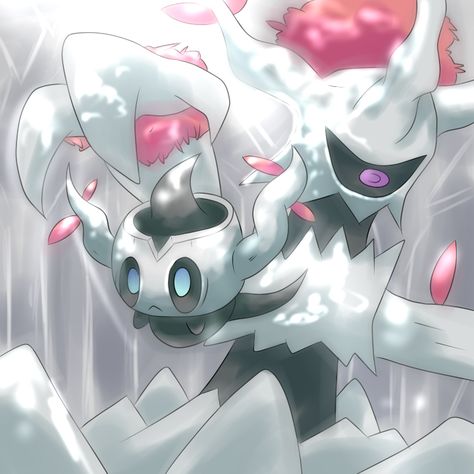 Shiny Phantump and Shiny Trevenant. The Gallery, Pokemon, Red, White, Art, Pokémon