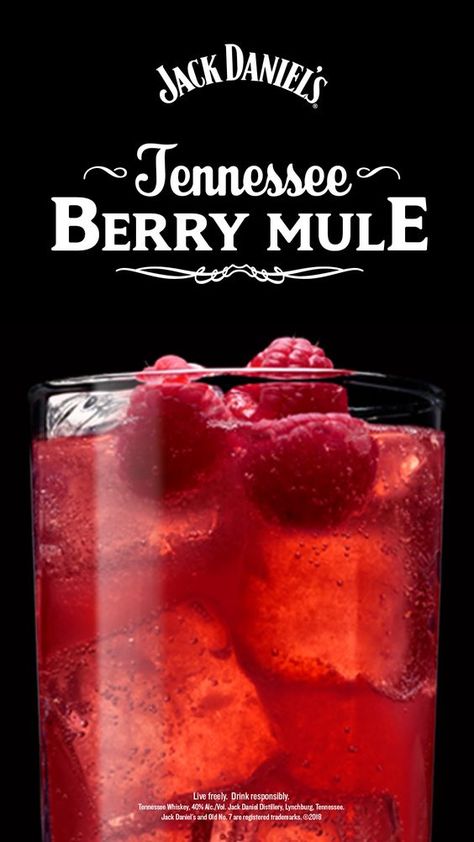 Make your lazy summer day berry relaxing! This easy cocktail recipe pairs Jack Daniel’s with fresh raspberries. Jack Daniels Drinks, Easy Cocktail Recipe, Easy Alcoholic Drinks, Alcholic Drinks, Easy Cocktail, Mixed Drinks Alcohol, Liquor Drinks, Fresh Raspberries, Boozy Drinks