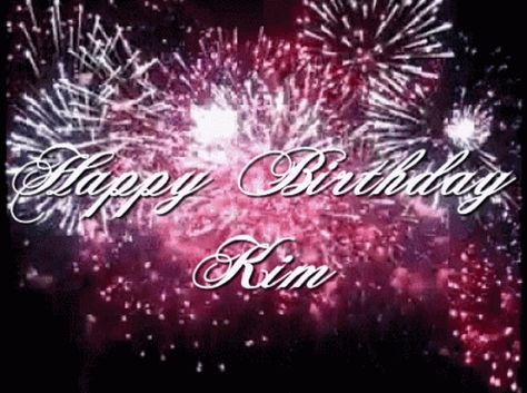 Happy Birthday Kim GIF - HappyBirthday Kim Fireworks - Discover & Share GIFs Free Birthday Wishes, Happy Birthday Kim, Easter Scriptures, Happy Birthday Prince, Birthday Cake Writing, Crochet Basket Pattern Free, Birthday Wishes Flowers, Happy Gif, Happy Birthday Girls